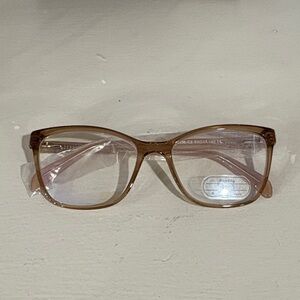 Brown Sojos Women's Reading Glasses - Stylish Full-Rim Frame - +1.50